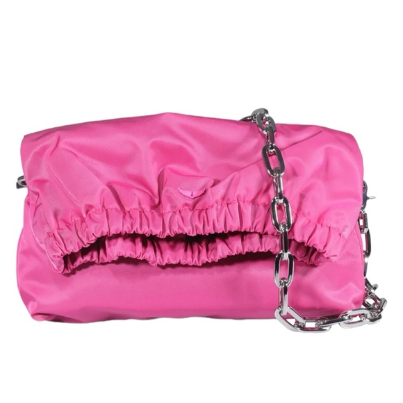 ZADIG & VOLTAIRE Rockyssime Chain Shoulder Bag | Color: pink Paradise | NWOT - Picture 2 of 13